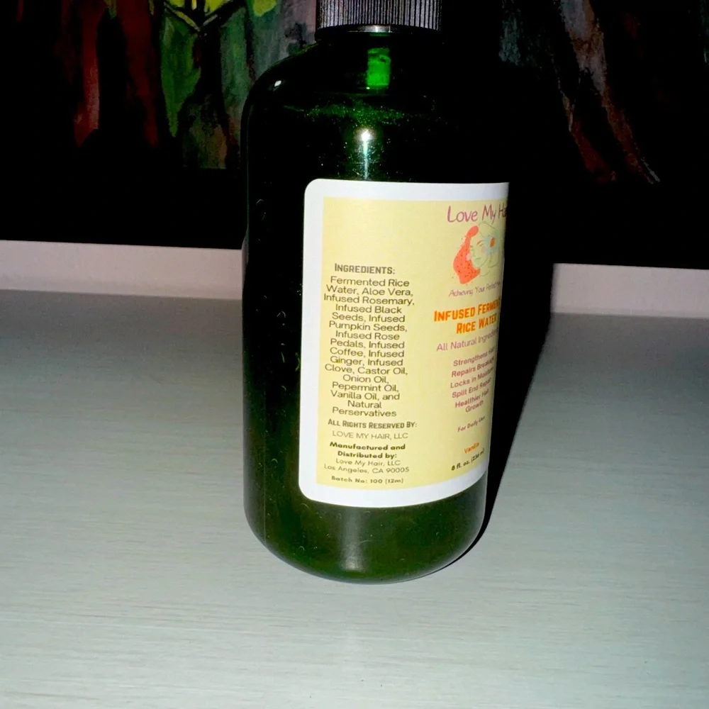 Infused Fermented Rice Water 8oz - Picture 2 of 5